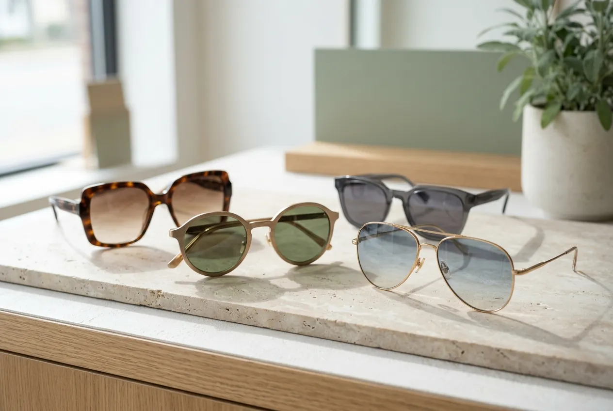 Designer sunglasses collection